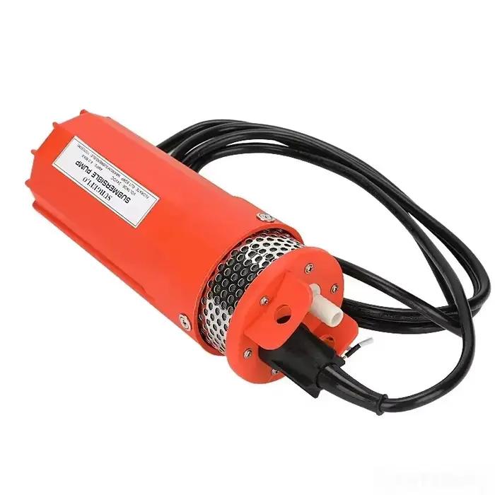 1 pièces 12V 24V 220V 6L/min ascenseur = 70m pompe Submersible pour puits profond pour panneaux d'énergie solaire petites Mini pompes de transfert d'eau électriques
