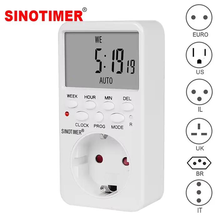 Minuteur programmable numérique LCD pour prises UE
