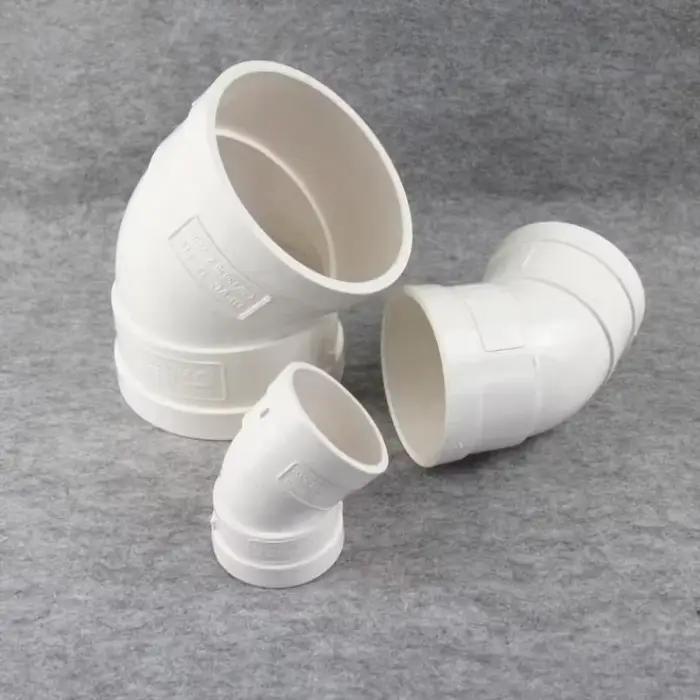 Tuyau de vidange blanc en PVC