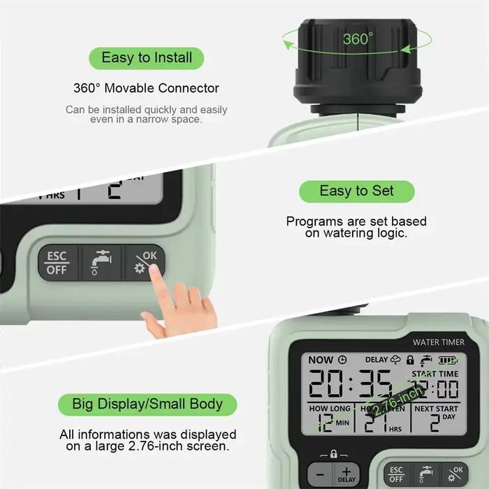 Minuterie d'arrosage Programmable