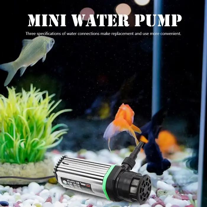 Pompe à eau submersible 12V DC ultra-silencieuse à aspiration par le bas