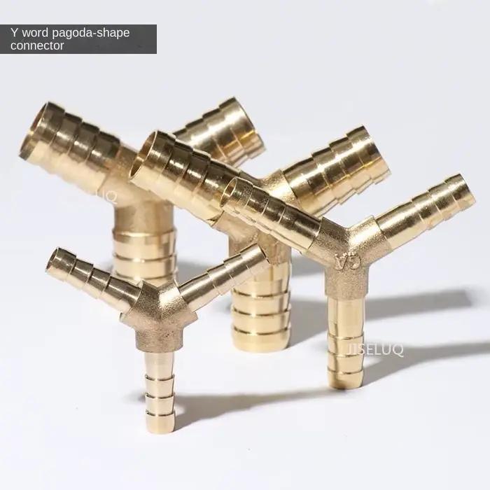Adapteur en laiton pour système d'arrosage multiple connexions diamètres variés finitions colorées pour jardinateurs