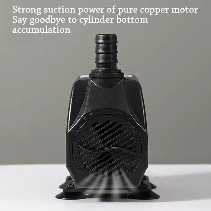 Pompe à eau submersible noire ultra-silencieuse
