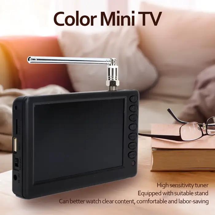 Télévision numérique Mini TV multifonctionnelle LEADSTAR TV numérique 5 pouces Support FM ATV portable Mini TV haute résolution