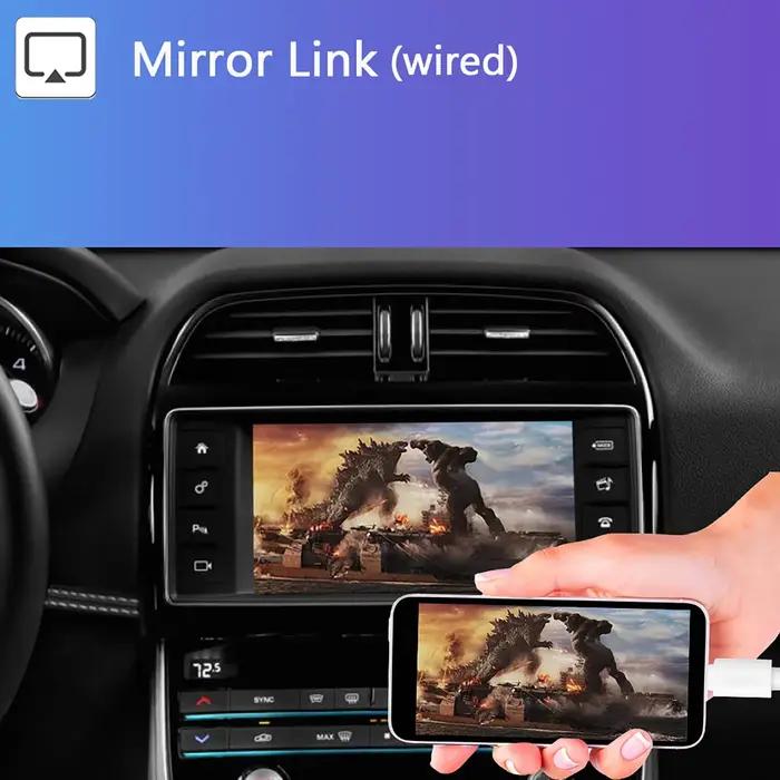 Carplay Android Auto sans fil 2025, compatible avec Land Rover Jaguar Bosch Discovery4 Evoque Freelander2 XE XF XJL