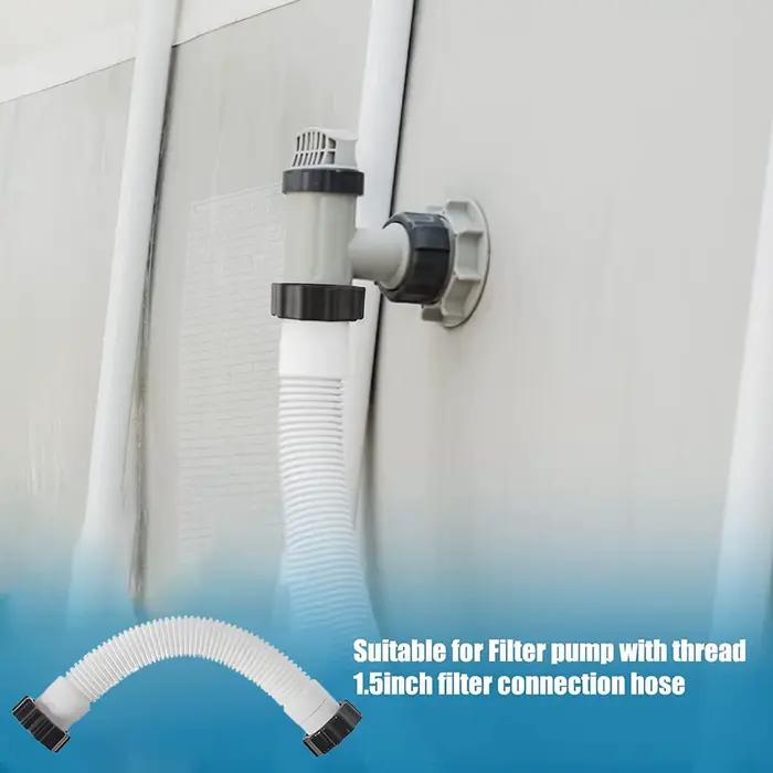Tuyau de pompe à piscine robuste et flexible à connexion rapide pour l'entretien et le nettoyage des piscines et des spas