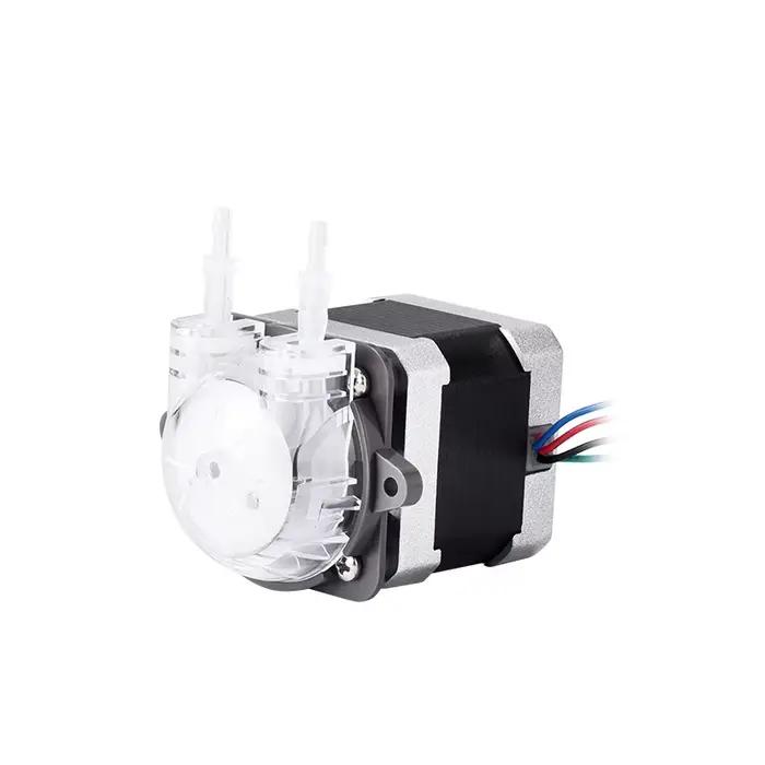 Pompe péristaltique micro PENGPU 24V avec moteur pas à pas et tube en silicone