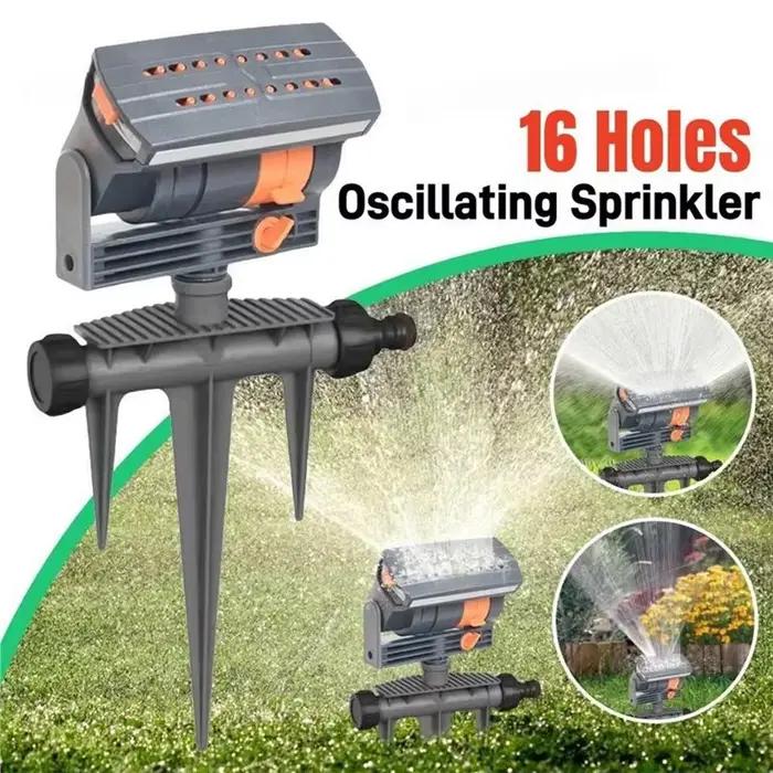 Système d'arrosage oscillant AFOURT-Garden pour irrigation des pelouses et des parcs avec distribution d'eau réglable et automatique pour jardin