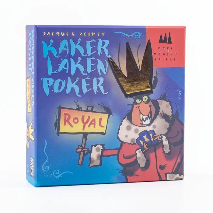 Kaker Laken Royal Game de cartes - Poker Night Essential Devir-game Moth Cheate Board Deck pour un plaisir ultime