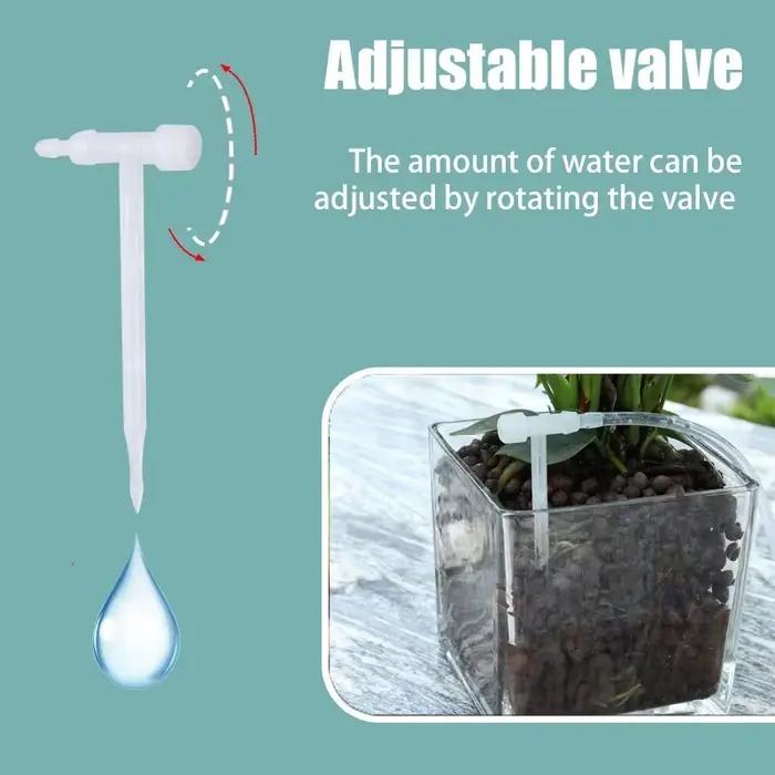 Dispositif d'irrigation goutte à goutte à Valve réglable pour jardin