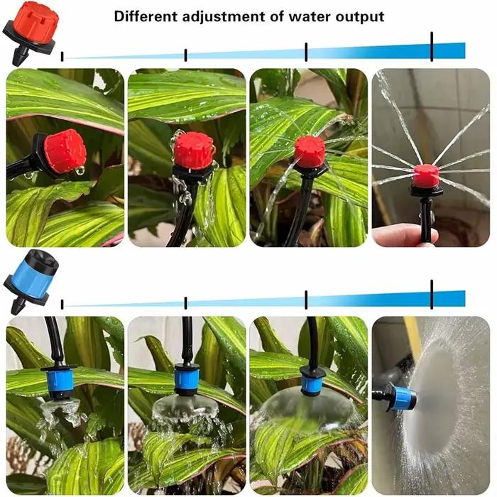 Arroseur goutte-à-goutte réglable de 1/4 pouce