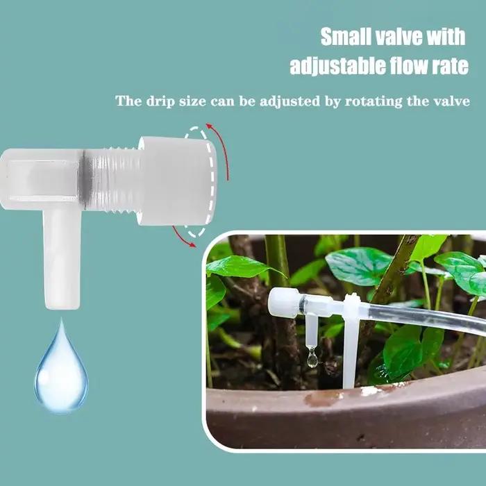 Kit d'arrosage goutte à goutte avec valve de régulation