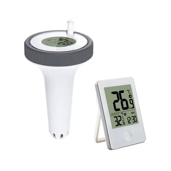 Thermomètre de piscine flottant numérique sans fil LCD