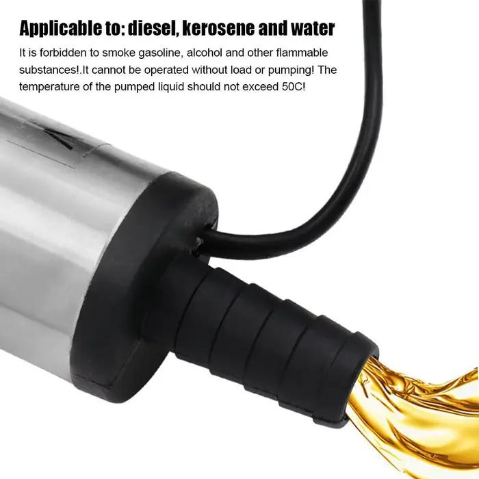 Pompe d'aspiration submersible 38 mm 12 V/24 V CC