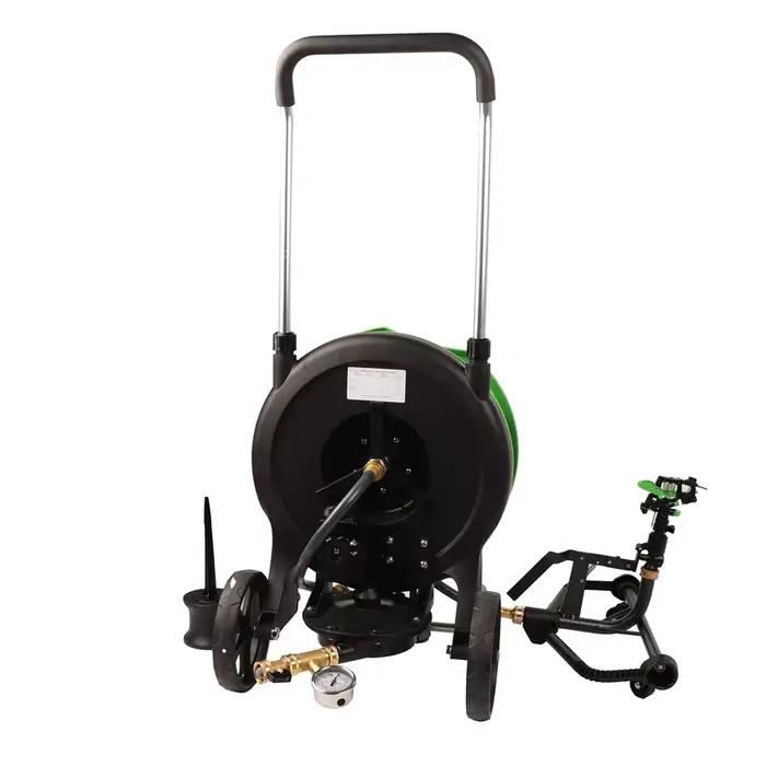 Irrigation 2ème génération 20m arroseur agricole automatique en acier métal tuyau d'arrosage bobine