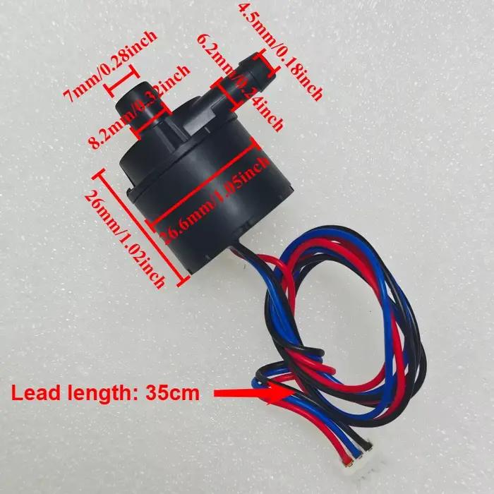1 pièces DC 12V petite Mini pompe à eau sans brosse muette turbine Submersible