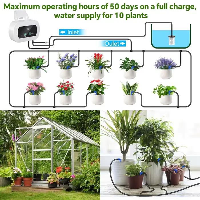Système d'irrigation goutte à goutte automatique d'intérieur