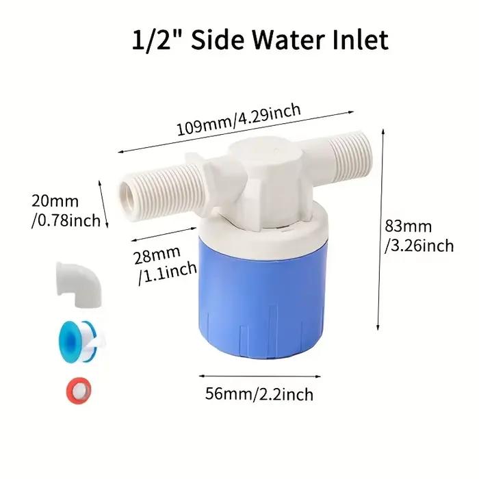 Vanne à flotteur de contrôle du niveau d'eau entièrement automatique