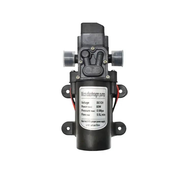 Pompe à membrane haute pression pour kit d'arrosage haute pression 60W 80W 100W DC 12V 24V auto-amorçante irrigation jardin occassions spéciales