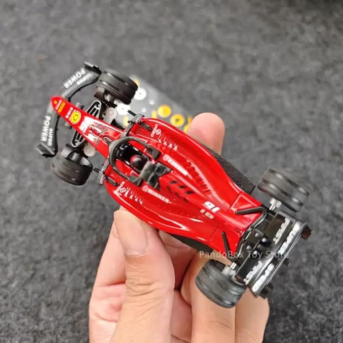 F1 Formule Racing Car 1:64 RC Car mini 2.4G APP Control Alliage Voiture télécommandée avec jouets légers pour cadeaux de Noël pour enfants