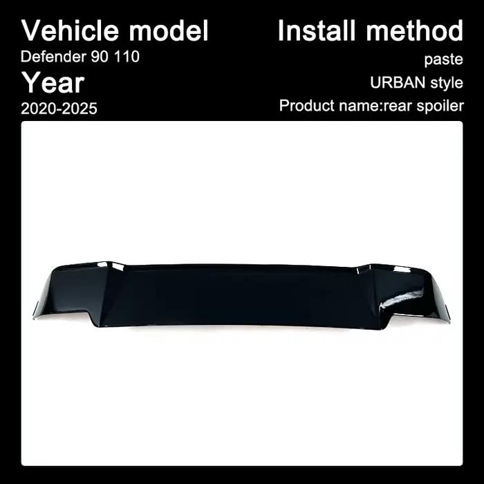 Becquet de style urbain pour Land Rover Defender 90 110 2020-2025 L663, becquet arrière, aile arrière, article de décoration extérieure