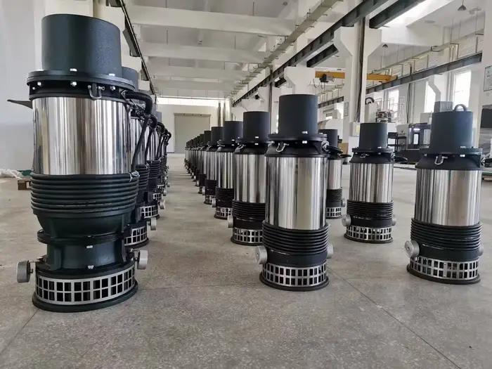 Pompe submersible 7, 5hp pour étang à haut volume