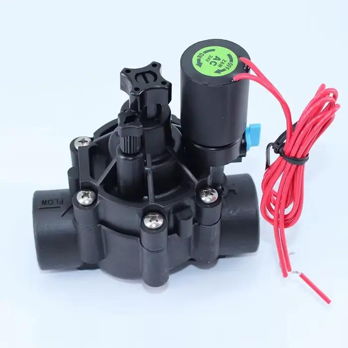 Électrovanne d'irrigation à eau avec régulation de débit