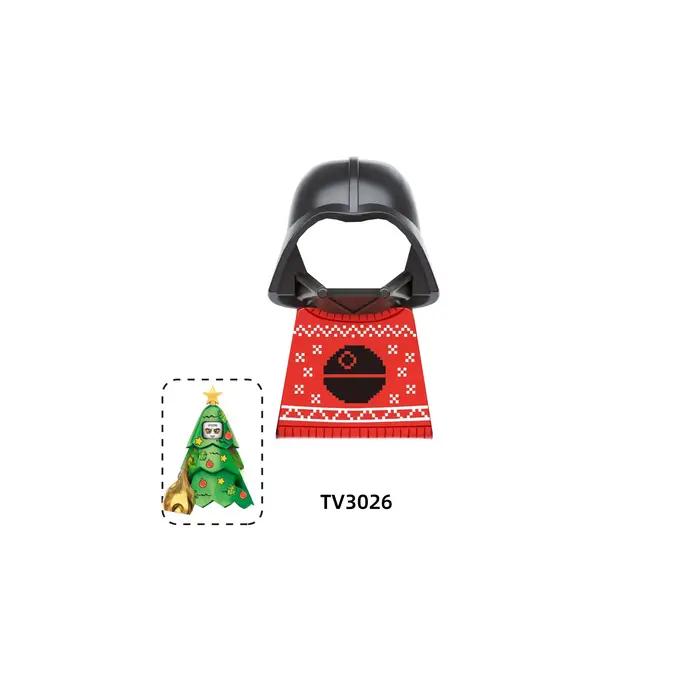 Blocs de construction pour arbre de Noël, bonhomme de neige, jouets en briques à assembler soi-même, série d'ornements Elf TV6302 6303 TV3011, figurines d'action, cadeaux de Noël