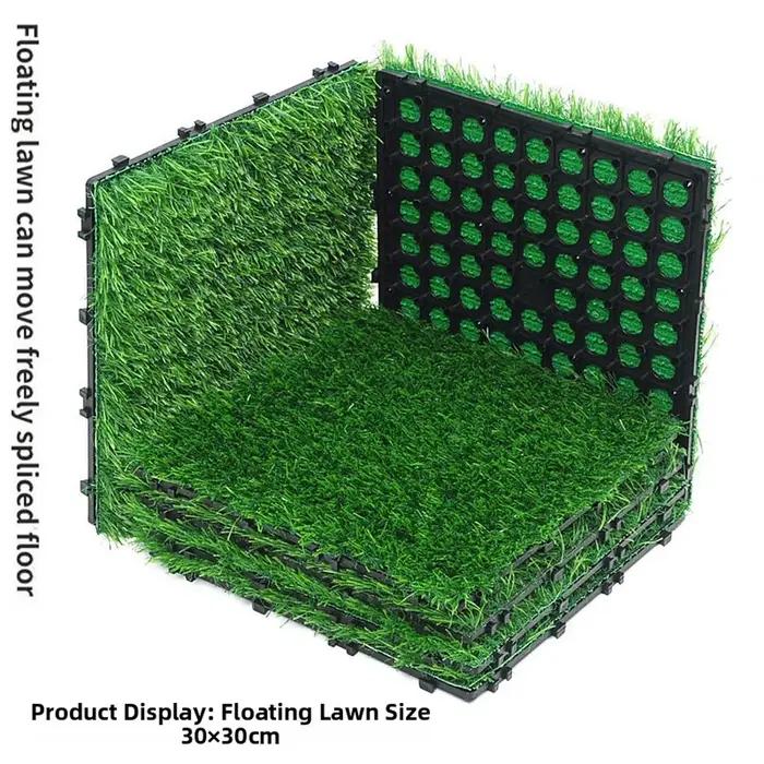 Dalles de gazon artificiel DIY pour jardin