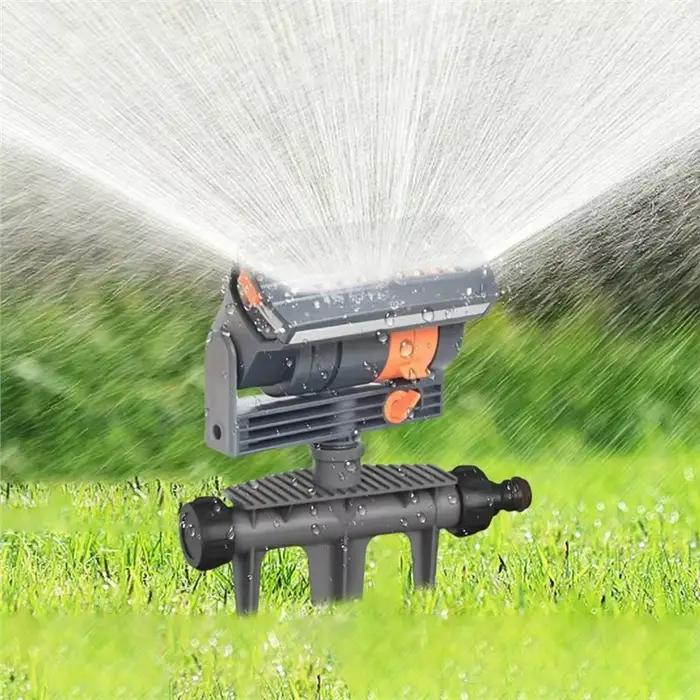 Système d'arrosage oscillant AFOURT-Garden pour irrigation des pelouses et des parcs avec distribution d'eau réglable et automatique pour jardin