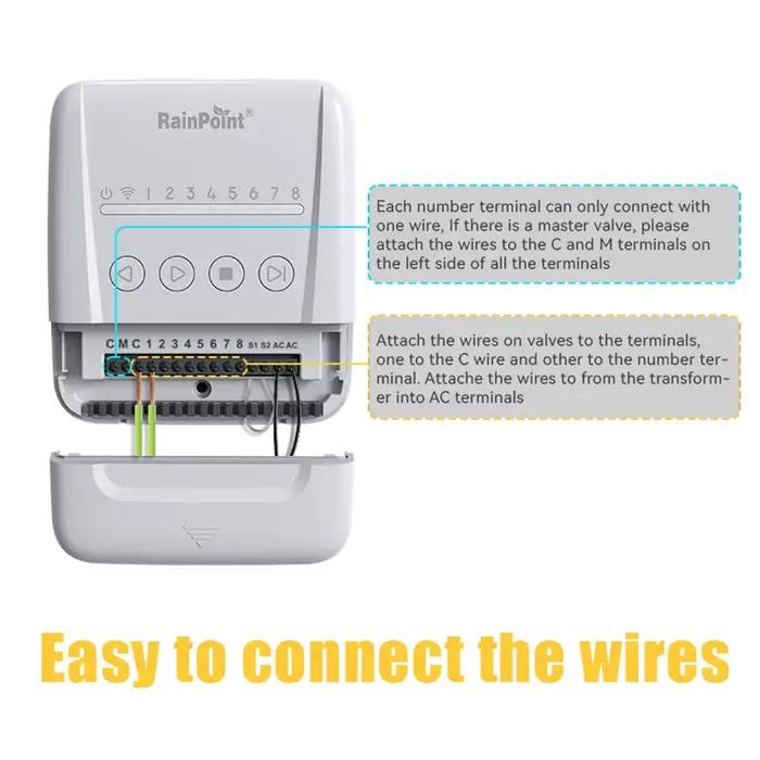 Contrôleur d'irrigation WiFi Rainpoint