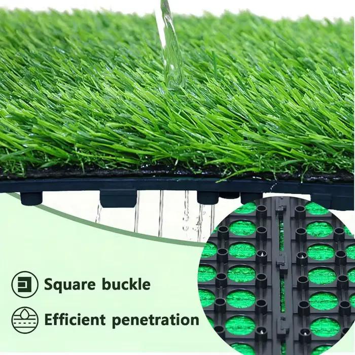 Dalles de gazon artificiel DIY pour jardin