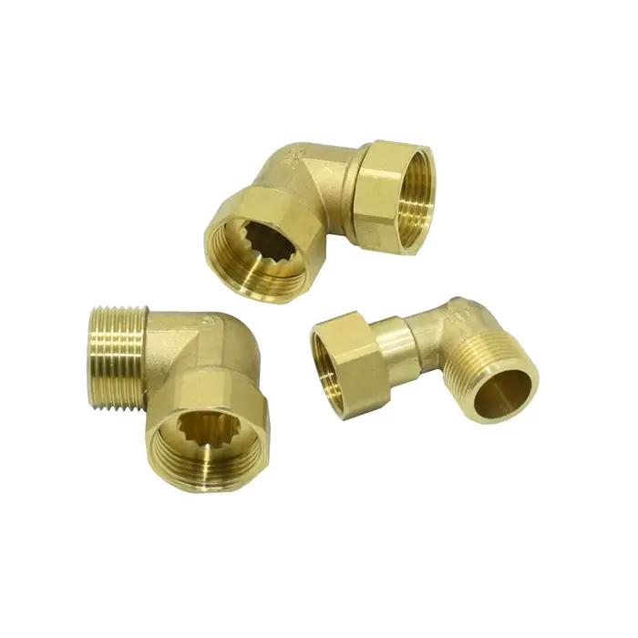 Connecteur de filetage mâle femelle en laiton G1/2 G3/4 G1