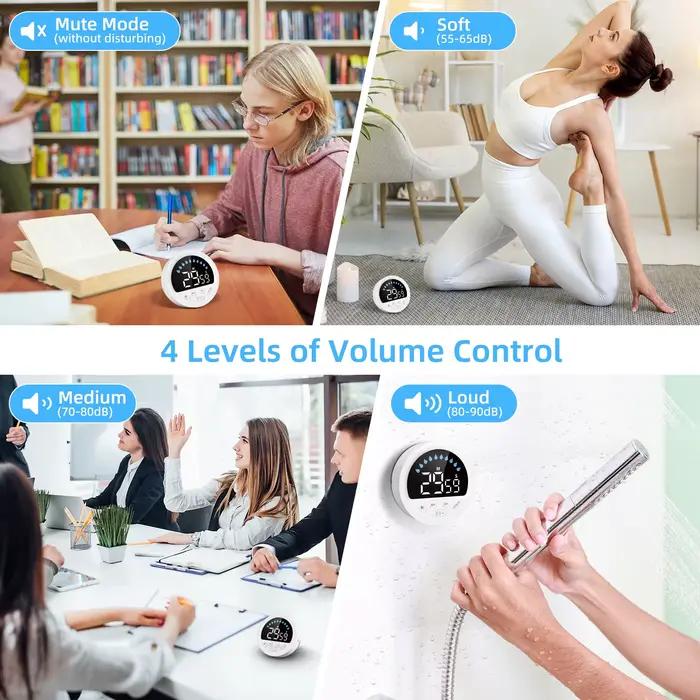 Minuteur portable étanche avec grand écran