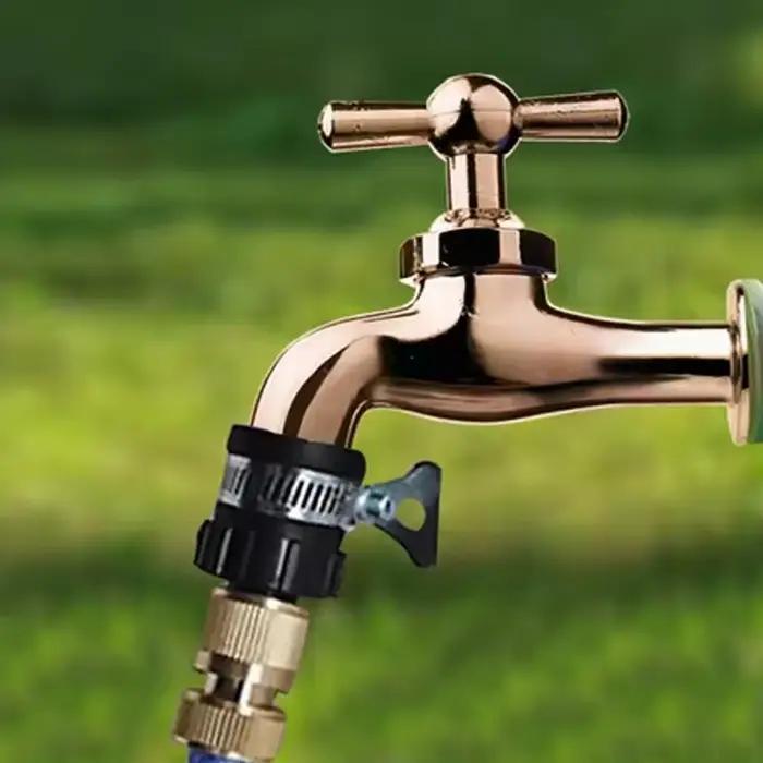 Adaptateur de Cuisine en Métal, Connecteur de Tuyau, Allergiques Rapides