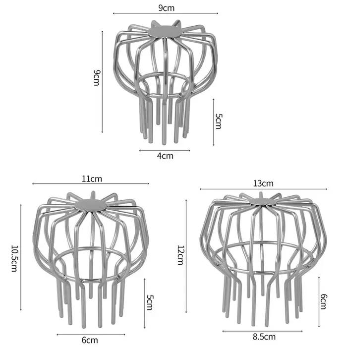 Grille de protection anti-blocage pour drain de toit