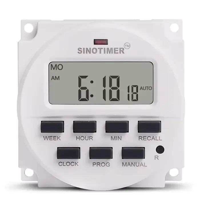 Minuterie numérique programmable avec fonction de compte à rebours