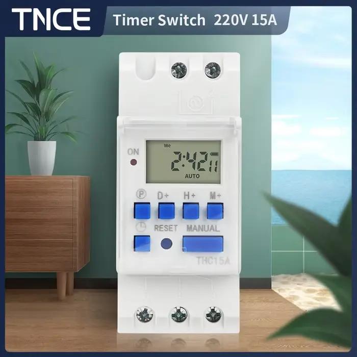 Minuteur programmable numérique TNCE 220V THC15A