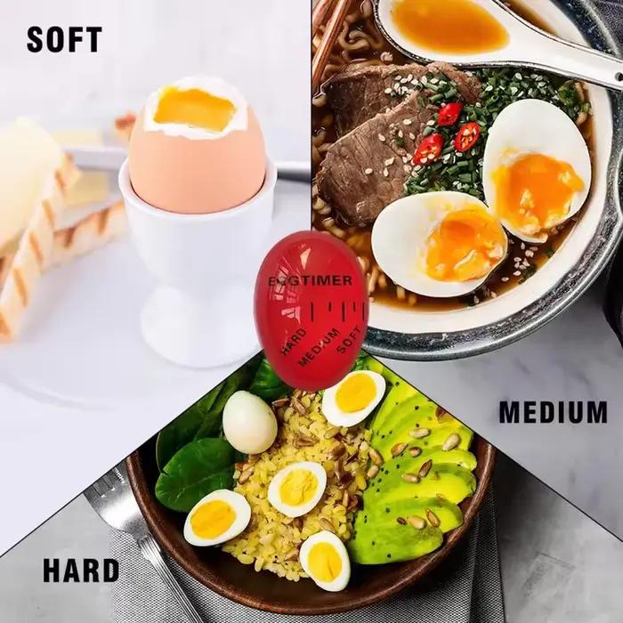 Minuteur à œufs, outil de cuisson créatif pour œufs durs ou mollets