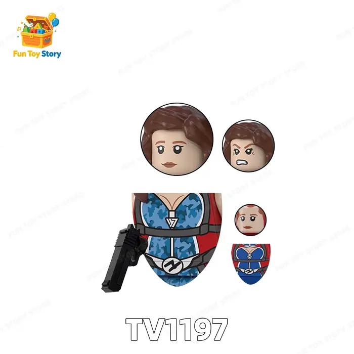 Série TV Watchdog TV6224, blocs de construction assemblés, figurines humaines, collectionnées par les passionnés de cinéma et de télévision, cadeaux pour les personnes