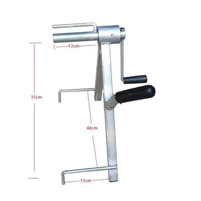 Enrouleur de tuyau d'eau agricole pliable