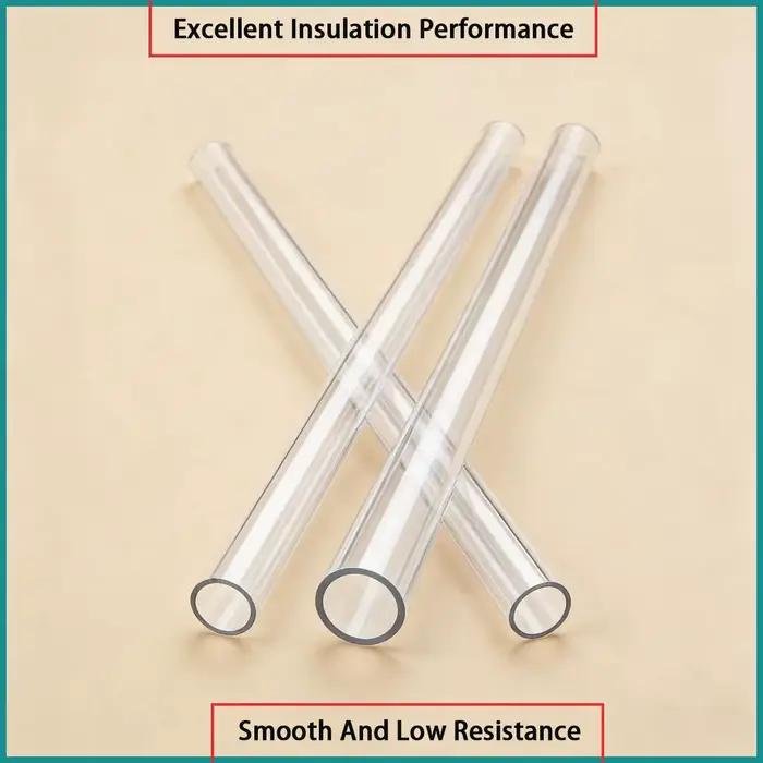 Tuyau rigide en PVC transparent avec un diamètre extérieur de 3 à 60 mm est utilisé pour le transport de fluides