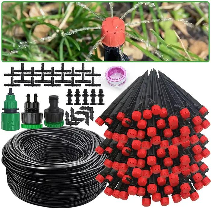 Kit de système d'arrosage automatique d'irrigation goutte-à-goutte de jardin