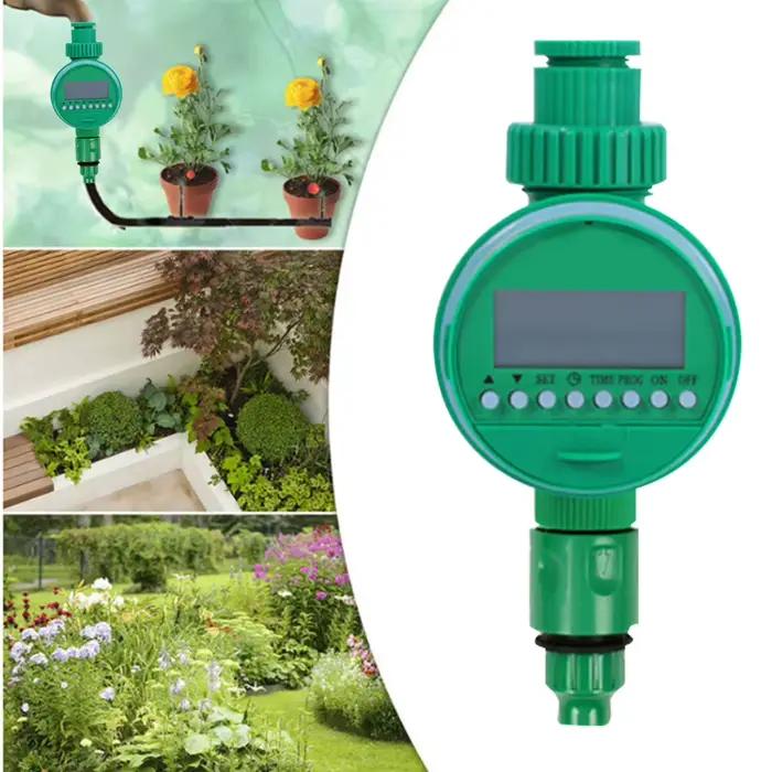 Programmateur d'arrosage intelligent portable avec écran LCD pour contrôle automatique de l'eau