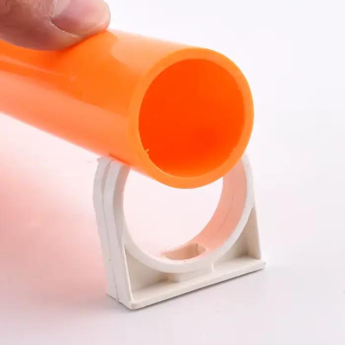 Collier de serrage de tuyau en PVC blanc, alimentation en eau, d'argile de jardin, clip de tube d'eau, poisson d'aquarium, adaptateur précieux, joint en FiosphJoint, 2-50 pièces, 20-50mm