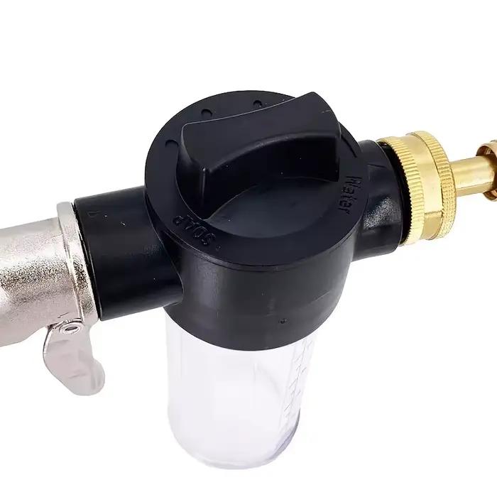 NOUVEAU Pistolet à eau haute pression en métal avec buse réglable et pulvérisateur intégré