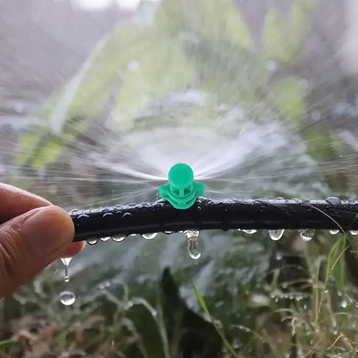 20/200 pièces Micro buse de brumisation de pulvérisation d'eau de pelouse 90/180/360 arroseur d'angle plante de jardin atomisation Irrigation Mini arroseurs