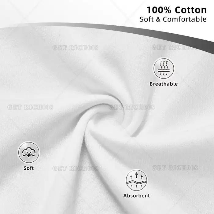 T-Shirt Décontracté en Coton de l'Équipe de Football de France, 03/4 Saisons