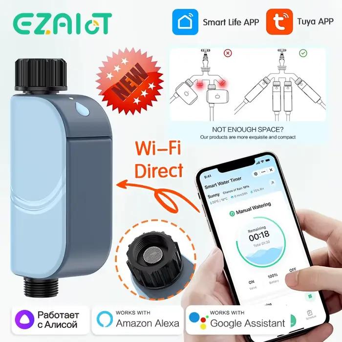 Minuterie d'arrosage de jardin intelligente WIFI