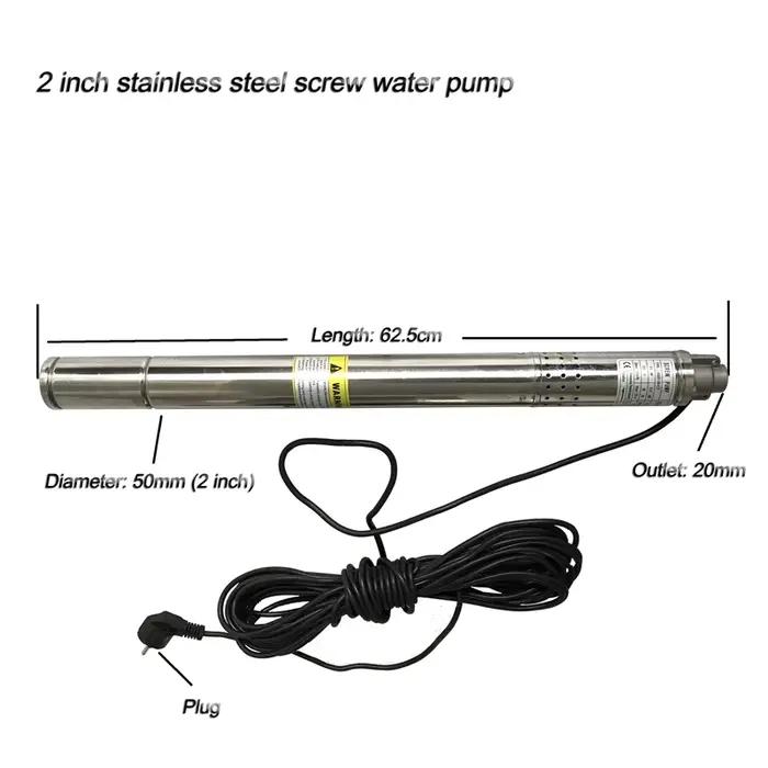 Pompe de puits subSN de 50mm de diamètre avec corps
